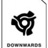 Downwards